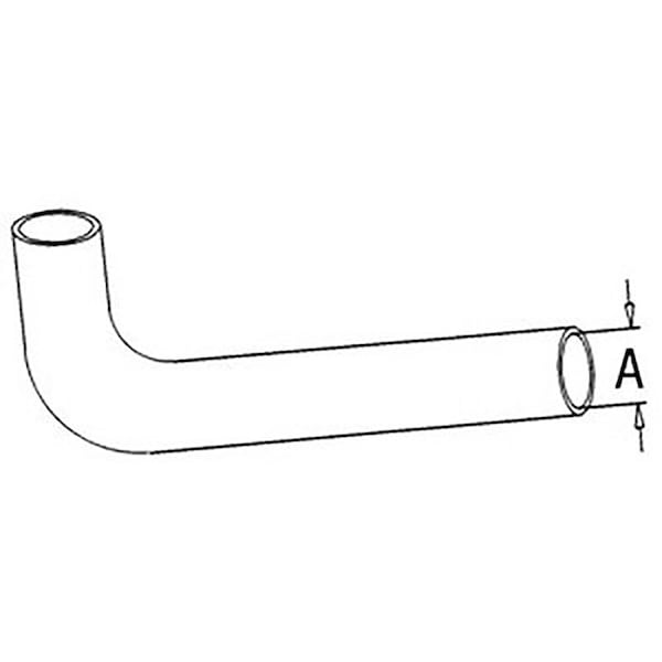 Aftermarket New Upper Radiator Hose Fits Ford Fits New Holland 4600 4610 8530 8630 D6NN8260A - main